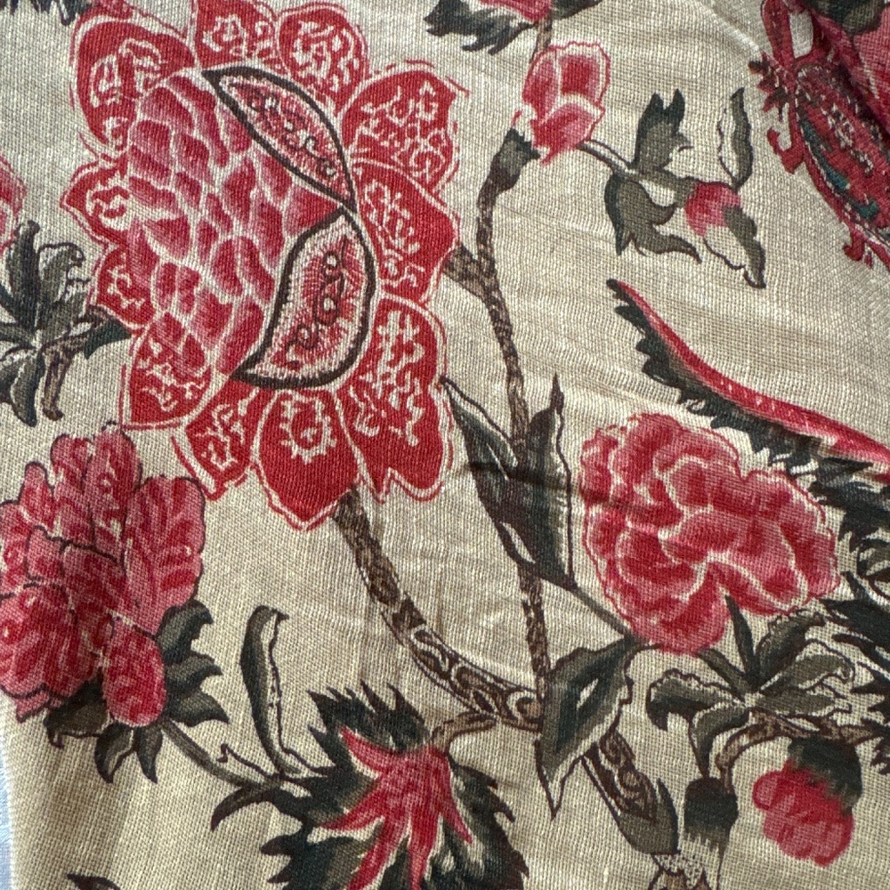 Ralph Lauren linen paisley and flower print kerchief sleeveless dress - Picture 2 of 6